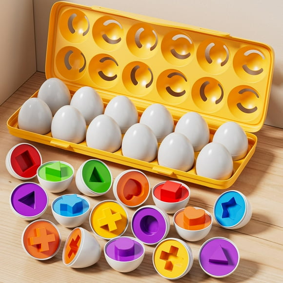 Juguete para clasificar huevos JUKUDAHU, adecuados para niños de 1 a 8 años