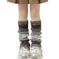thumbnail image 3 of Kids Sock Knitted Leg Warmers for Girls - Knee High Loose Socks Ideal for Fashion and Comfort, 3 of 3