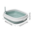 thumbnail image 3 of Dvkptbk Cat Litter Box with High Sides, Splashs Proof Designs, Open Top Cat Litter Pan Include Scoop Easy Cleaning, 3 of 6