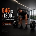 thumbnail image 3 of Barra Recta Olimpica 3' Buje Bronce 1200lb Negro 2.2m 20kg, 3 of 6