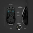 thumbnail image 4 of Logitech G903 LIGHTSPEED Wireless Gaming Mouse w/ HERO 25K Sensor, 140+ Hour with Rechargeable Battery and LIGHTSYNC RGB. POWERPLAY Compatible, Ambidextrous, 107g+10g Optional, 25,600 DPI, 4 of 10