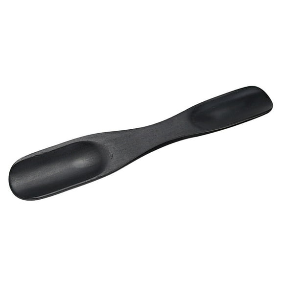 Lotus Wood Shoe Horn 25x4.5cm Black - Safe and Durable Shoe Puller for Men