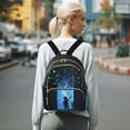 thumbnail image 7 of FORMRS Mini Backpack Purse for Women Travel Daypack Casual Shoulder Bag, Blue Butterfly, 7 of 7