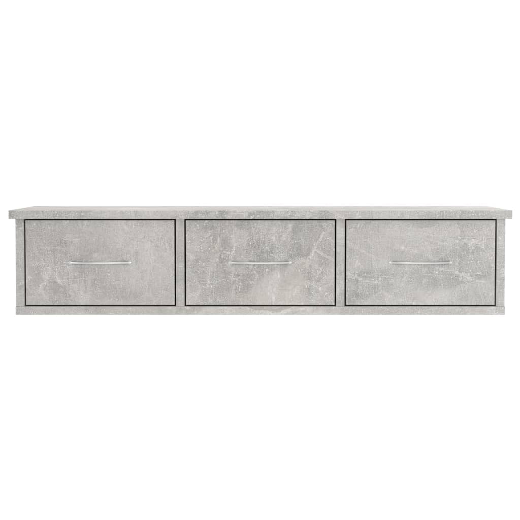 Kepooman Modern Wall Mounted Drawer Shelf with 2 Drawers, Wood Color Display Storage Unit for Living Room Bedroom Kepooman Modern Wall Mounted Drawer Shelf with 2 Drawers, Wood Color Display Storage Unit for Living Room Bedroom