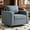 Blue, variant on Shaiailed 33" Gray Swivel Chair with Hidden Storage,Modern Swivel Accent Chair with 360 Degree Rotating Design,Upholstered Armchair,Single Sofa Chair for Living Room
