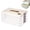Coffee, variant on Stackable Food Storage Container, 3D Textured Bottom Anti Stick Freezer Box for Dumplings Buns, PP Microwave Safe with Timer Lid