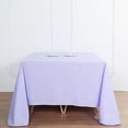 thumbnail image 5 of BalsaCircle 90" x 90" Square Polyester Tablecloth Lavender, 5 of 8