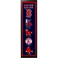 thumbnail image 1 of Encore Select 109-16 Bannière en Feutre Boston Red Sox Logo History - 14 x 37 Po., 1 of 1