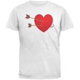 thumbnail image 1 of Couples Cupidon Cœur T-Shirt Adulte Blanc, 1 of 1