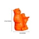 thumbnail image 2 of Matsuzay Adornos decoración estatua creativa oso Polar estilo europeo soporte vino estante personaje artesanías gabinete recuerdos Decoración del hogar Naranja, 2 of 6