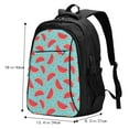 thumbnail image 5 of Balery Watermelon Print USB Charging Backpack for Men and Women - Water-Resistant, Anti-Theft Laptop Backpack with USB Port for Travel, Work, School, and College, 5 of 7
