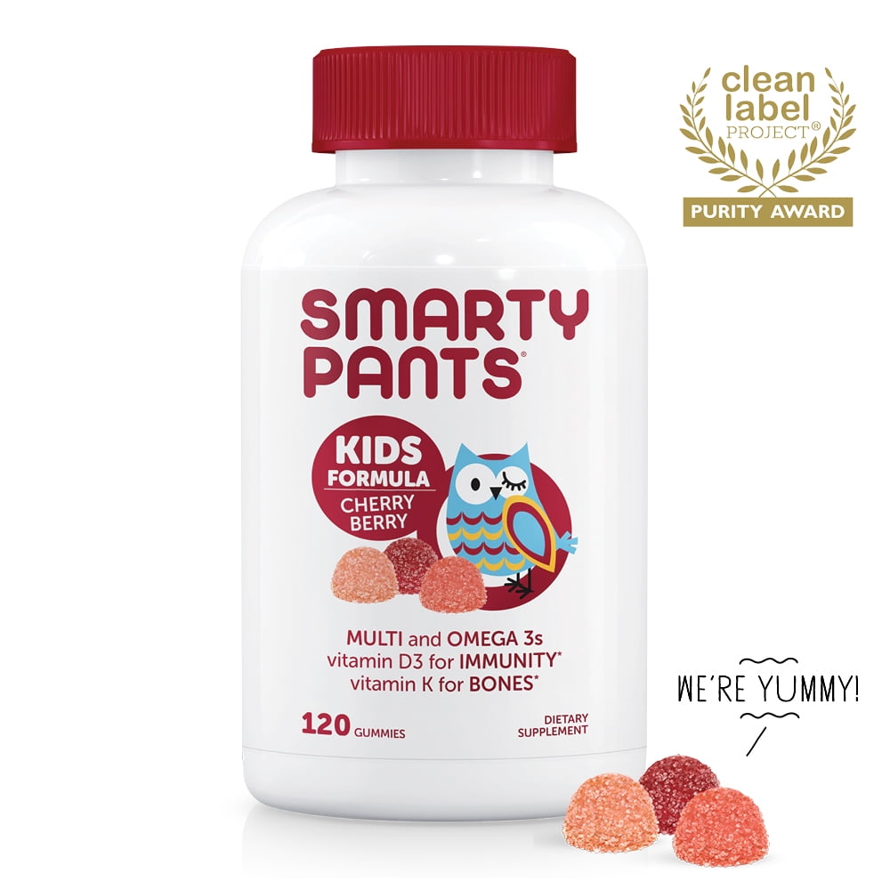 Photo 1 of **expiration date: 12/08/2022**
SmartyPants Kids Formula Cherry Berry, 120 count