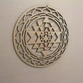 thumbnail image 4 of Decoración de pared Mandala Tablero de rejilla de cristal de geometría sagrada para de meditación, 4 of 8