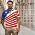 thumbnail image 6 of Aplkyhs Patriotic Star Matching Golf Shirts for Couple His and Hers Golf Shirts Matching Soft and Comfortable for Man Breathable Fabric Lightweight Suitable for Outdoor Sports, 6 of 6
