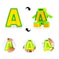 thumbnail image 5 of Odowalker Alfabeto Robot Figuras de acción 26 Piezas 2" Letras Alfa Bots Educativo Abc Preescolar Aprendizaje Tallo Montessori Enseñanza en el Aula, 5 of 5