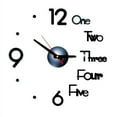 thumbnail image 1 of DIY Wall Clock 3D Mirror Surface Sticker Home Office Decor Clock, 1 of 7