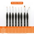 thumbnail image 2 of Versatile Miniature Paint Brushes Ideal for Model Art Painting and Detailing, 2 of 7