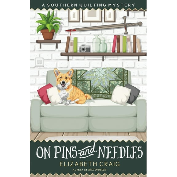 Southern Quilting Mystery On Pins and Needles, Book 10, (Hardcover)