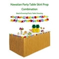 thumbnail image 3 of Cateissary Decoración de fiesta Luau hawaiana, de con borlas de paja, flores artificiales, pajitas de frutas, tema de de piñas Kits de decoración para fiestas tipo 4 Cateissary HA084279-04, 3 of 6