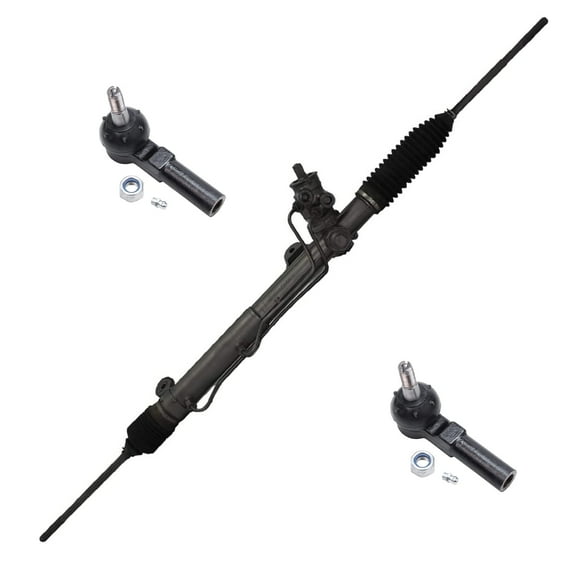 Detroit Axle Complete Power Steering Rack & Pinion Assembly   All 4 Inner & Outer Tie Rod Ends- Lifetime Warranty Fits select: 1993-1997 CHEVROLET CAMARO Z28, 1999 PONTIAC FIREBIRD TRANS AM