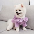 thumbnail image 5 of Summer Spring Pet Dress - Comfy T-Shirt with Ruffled Collar for Cats and Small Dogs, 5 of 8