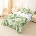 thumbnail image 2 of Erosebridal Green Leaves Twin Comforter Sets,Rustic Botanical Fall Leaf Bedding Set For Men Women, Reversible 2-Piece, 2 of 7