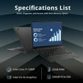 thumbnail image 2 of LENOVO ThinkPad X1 Carbon Gen 10 14" FHD Touchscreen Bussiness Laptop, 12th Intel Core i7-1280P, 32GB RAM, 256GB PCIe SSD, Backlit Keyboard, Fingerprint Reader, Win 11 Pro, Black, 32GB USB Card, 2 of 7