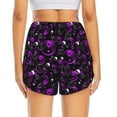 thumbnail image 2 of Lsque Yin Yang1 Printed Women's Running Shorts with Liner Pockets,Elastic Quick Dry Workout Athletic Gym Yoga Shorts,Womens High Waist Shorts-Small, 2 of 9
