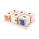 thumbnail image 1 of de madera Caja de pestillo Juguete Montessori Habilidades sensoriales Habilidades motoras finas Desbloqueo de juguetes Cubos Tablero ocupado Zulema Juguetes Montessori, 1 of 8