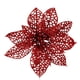 thumbnail image 1 of Cabeza de Flor Artificial Billuyoard Navidad Fiesta Vacaciones Año Nuevo Rojo, 1 of 6