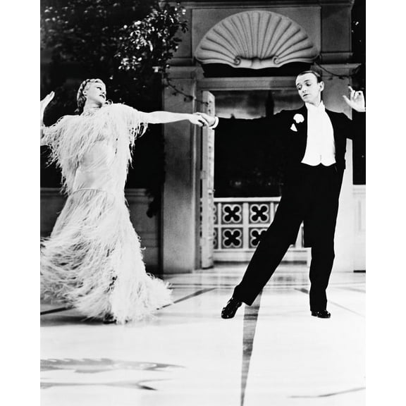 Fred Astaire & Ginger Rogers Top Hat Dancing 24x36 Classic Hollywood Poster