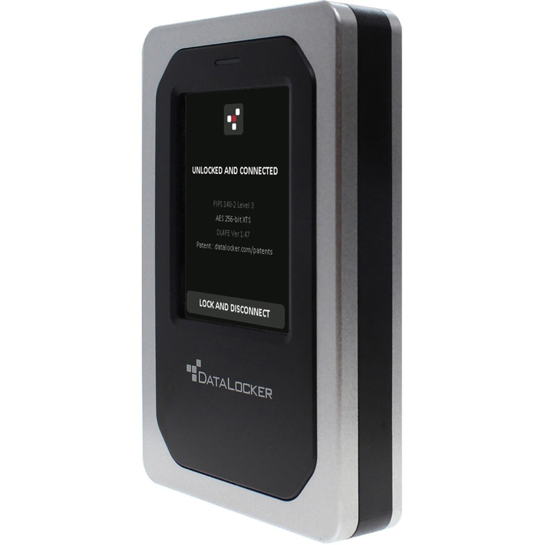 DataLocker DL4 FE 2 TB Portable Hard Drive - External - TAA Compliant - USB 3.2 Type C - 5400rpm - 256-bit Encryption Standard - 3 Year Warranty