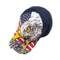 thumbnail image 4 of PAQUETE DE 2 gorras con bandera estadounidense para hombres y mujeres, bandera patriótica bordada, camión, 4 of 5
