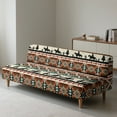 thumbnail image 6 of SCRAWLGOD American Tribal Cowboy Cactus Brown Beige Futon Cover Armless Sofa Covers Sofa Bed Covers Stretch Futon Couch Cover Sofa Slipcover Thick Stay in Place Furniture Protector, 6 of 7