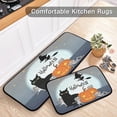 thumbnail image 5 of Scary Mummy Witch Kitchen Rugs 2 Pieces, Halloween Pumpkin Floor Mat Room Area Rug Washable Carpet Perfect for Living Room Bedroom Entryway, 5 of 7