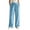 Blue, variant on Sunnin Womens Fleece Lounge Pants with Pockets Elastic Waist Cozy Winter Pajama Bottoms