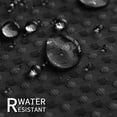 thumbnail image 2 of Waffle Fabric Shower Curtain Stall Shower Curtain for Bathroom Heavy Duty Quality Waffle Shower Curtain for Hotel Bathtubs RV, 36 x 72 inch, Black, 2 of 6
