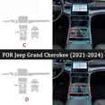 thumbnail image 2 of Interior TPU for Jeep Grand Cherokee 2021 2022 2023 2024 Anti-scratch Film Center Console Navigation Panel Protection Sticker, 2 of 6