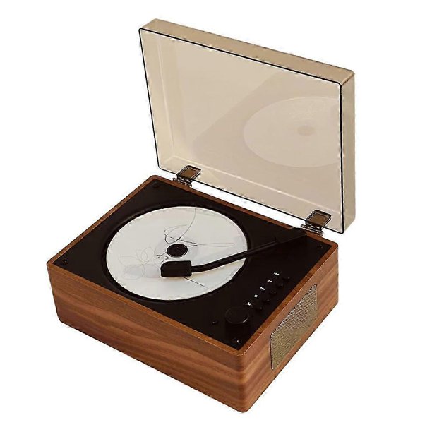 Retro CD Player Rechargeable Support CD BT USB 3.5mm AUX Portable CD Player Bluetooth-Compatible 5.0