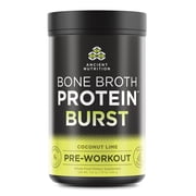Ancient Nutrition, Bone Broth Protein Burst, Coconut Lime, 330G