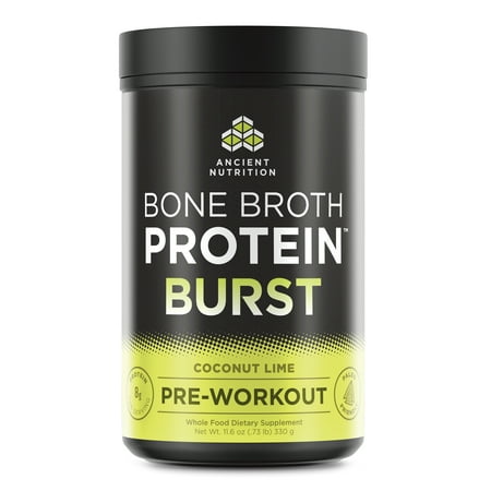 Ancient Nutrition, Bone Broth Protein Burst, Coconut Lime, 330G