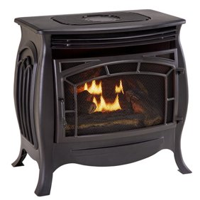 Cedar Ridge Hearth Ventless Gas Stove 25 000 Btu T Stat