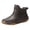 Grey, variant on Rain Boots for Women Men Water-proof Platform Walking Water Shoes Wide Calf Slip on Rubber Ankle Booties Black Size 6.5