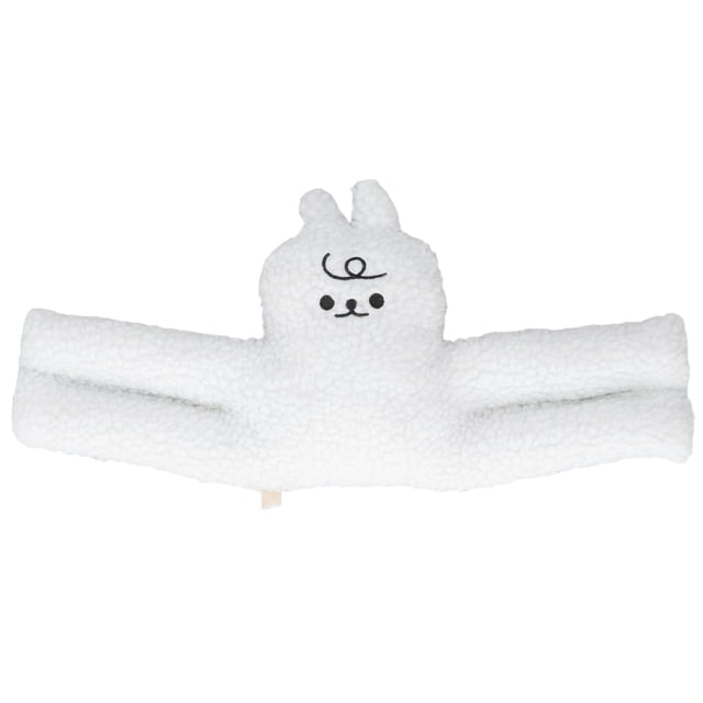 Tope de puerta para bebé, bonito muñeco de dibujos animados, suave, anticolisión, antipellizcos, juguete de peluche para puerta de casa, conejo blanco