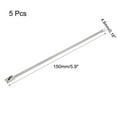 thumbnail image 2 of 0.18" x 5.9" Stainless Steel Exhaust Wrap Multi-Purpose Locking Cable Metal Zip Ties 5 pcs, 2 of 5