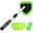 green, variant on 14-inch Windshield Cleaner Tool – Upgrade Large Head Car Interior&Exterior Window Cleaning Kit with Extendable Handle & 4 Microfiber Pads, Auto Wiper Brush for Car, Trucks, SUVs, RVs & Home