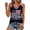 Navy, variant on 4Th of July Tank Tops for Women Casual Independence Day Print Sleeveless Summer Top USA 250Th Anniversary Shirt Black L