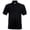 Black, variant on Fruit Of The Loom Mens 65/35 Heavyweight Pique Short Sleeve Polo Shirt
