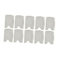 thumbnail image 2 of 10 porta tarjetas de identificación de doble cara, porta credenciales de identificación de dos caras resistente para personal, Claro, 2 of 9
