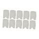 thumbnail image 2 of 10 porta tarjetas de identificación de doble cara, porta credencial de identificación de dos caras resistente para personal, Claro, 2 of 9